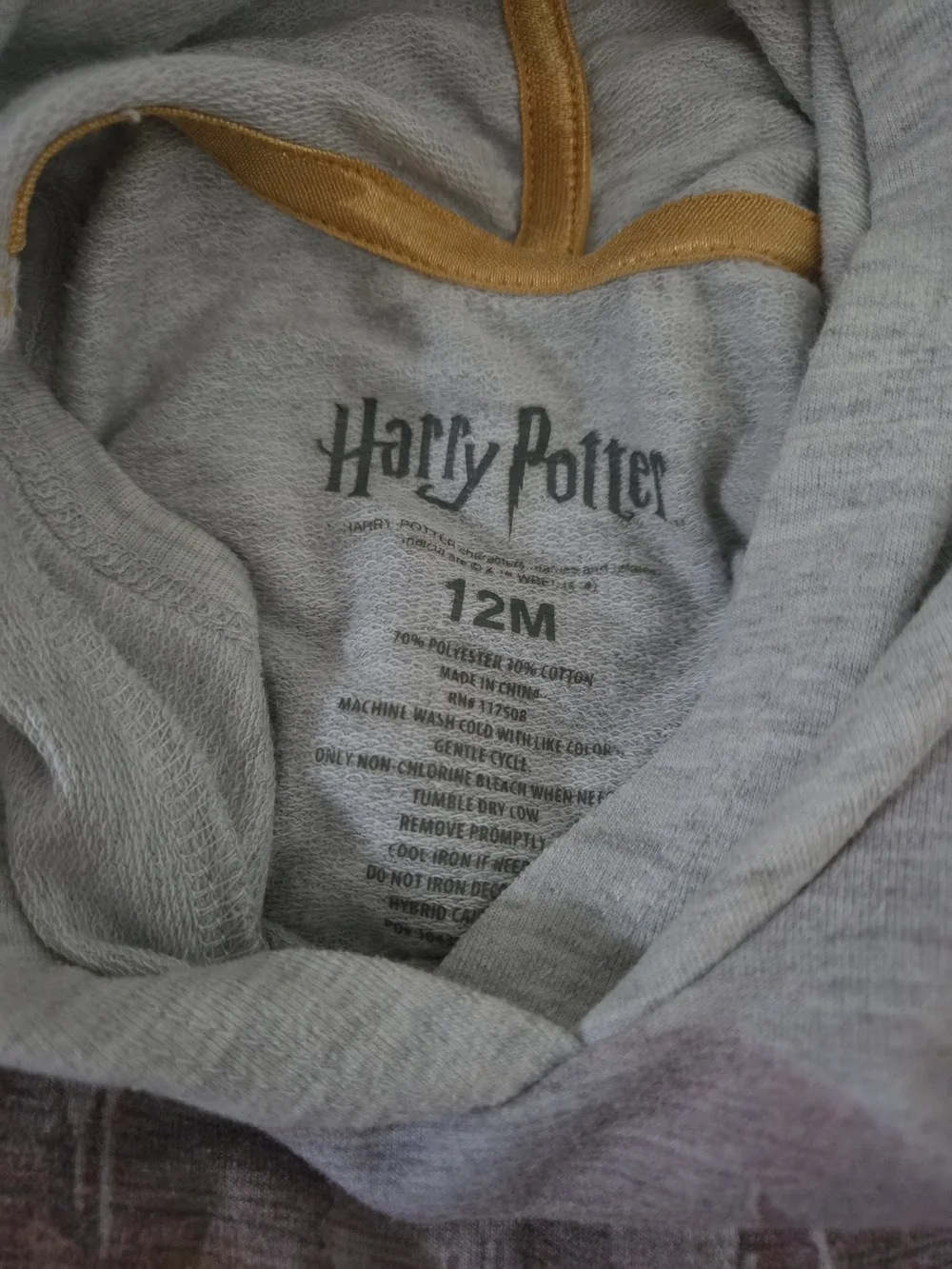 Sleeveless Hooded Romper Harry Potter